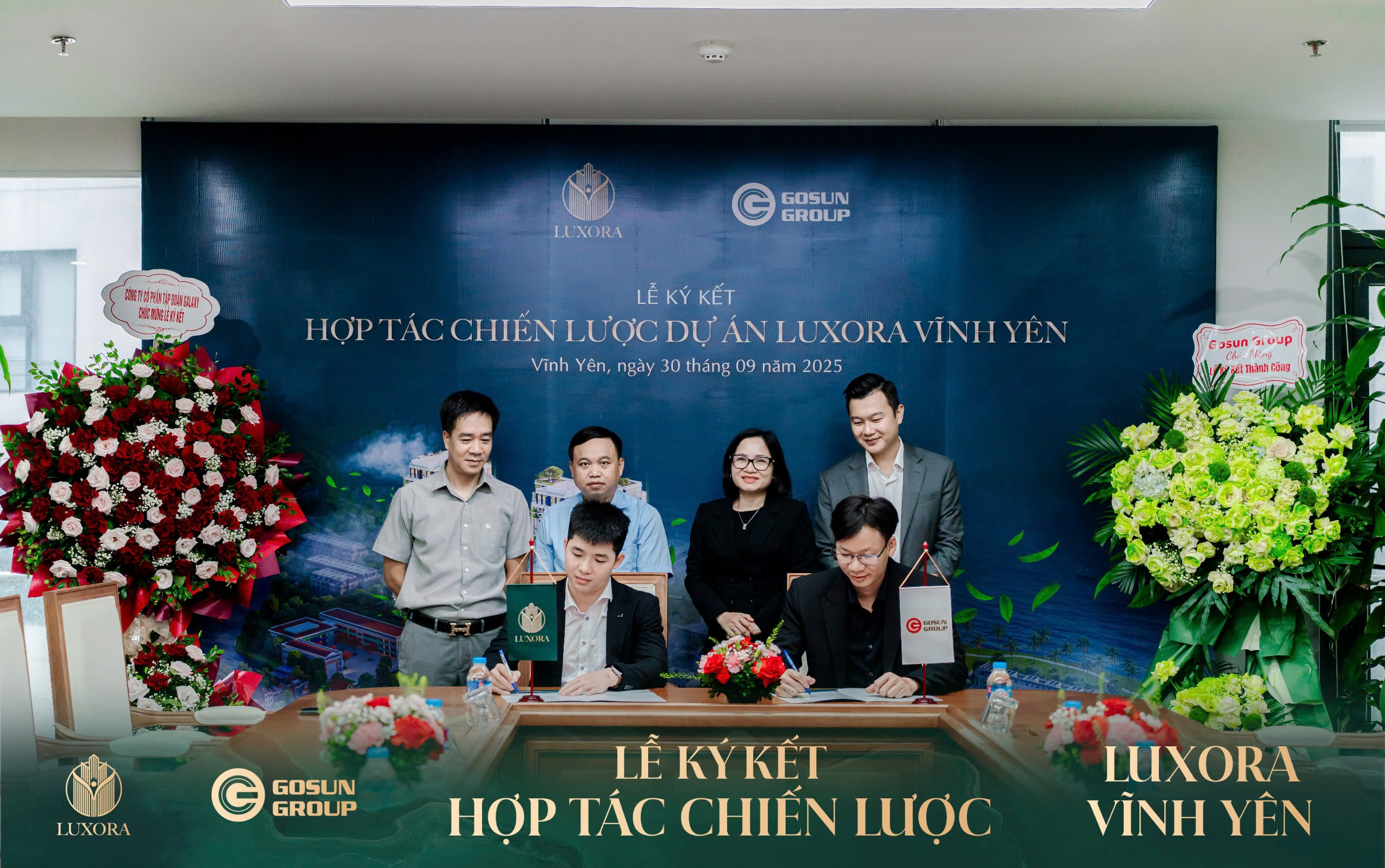 Ký kết Luxora Vĩnh Yên - Gosun Group