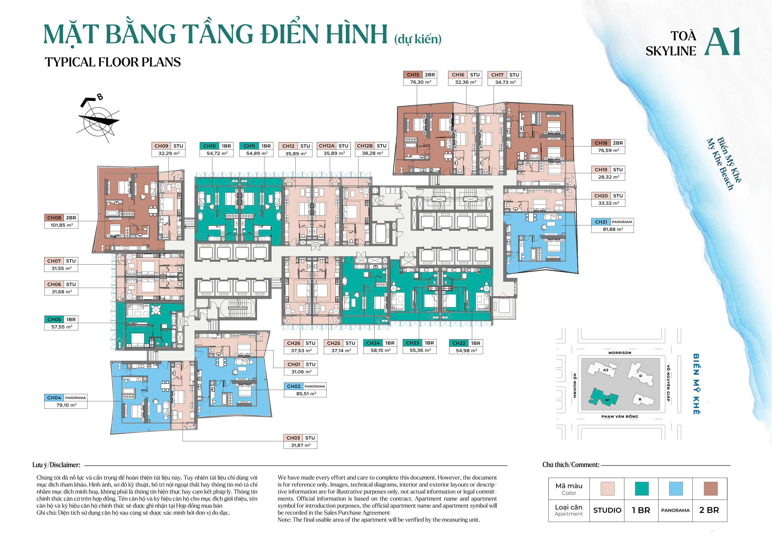 Mặt bằng THe Soleil Da Nang